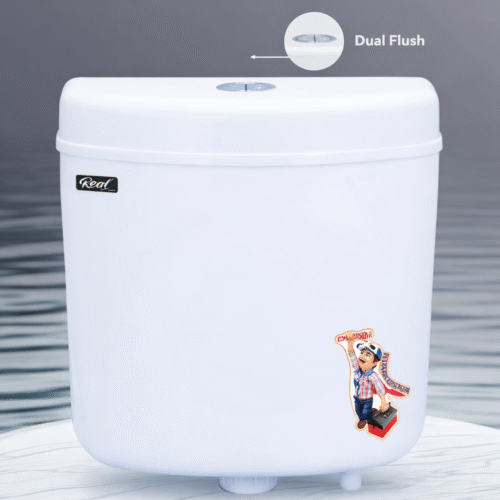 Apple Dual Flushing Cistern (4/8Ltrs)
